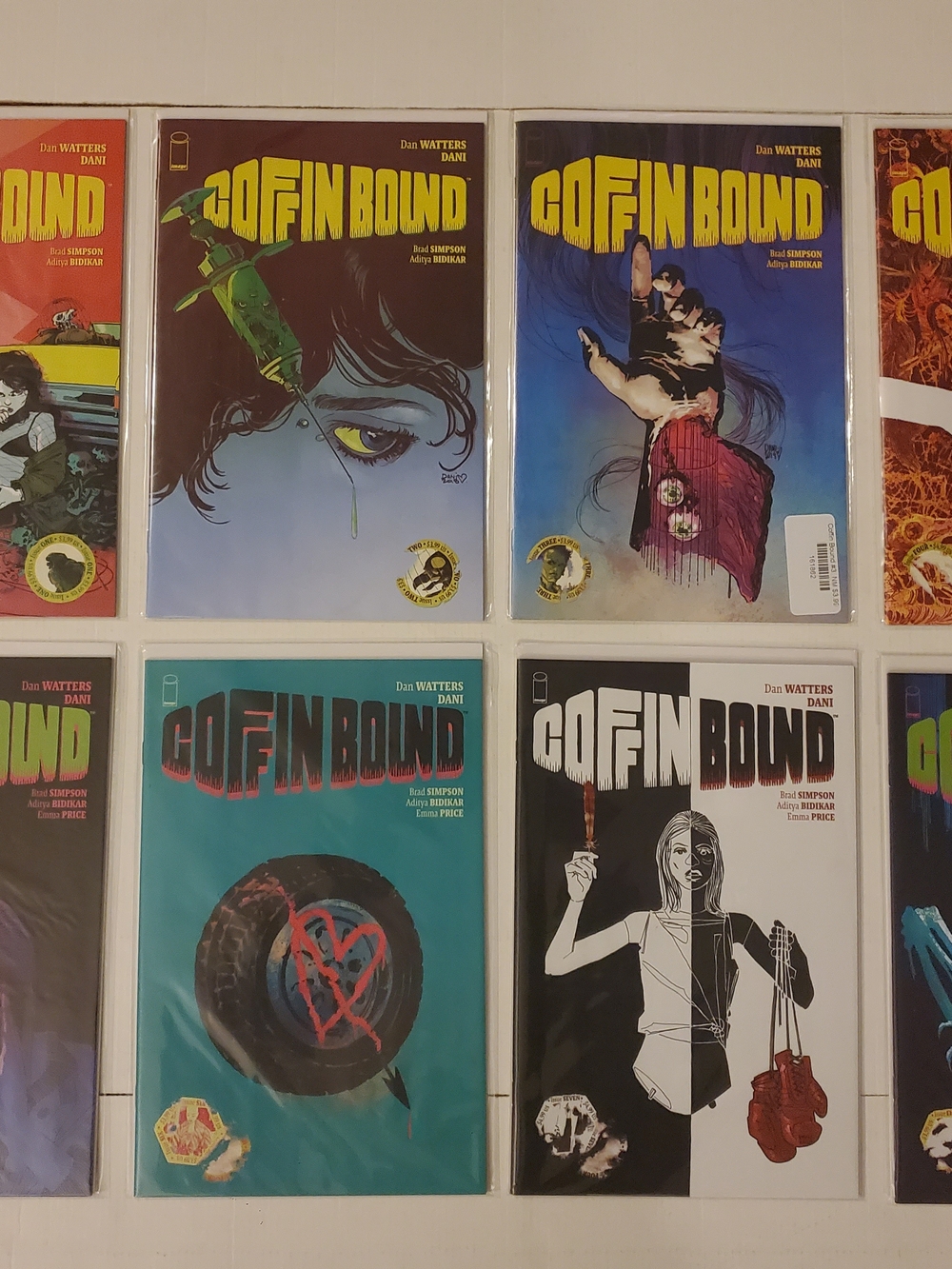 Coffin Bound #1-8 NM Complete Set Lot Full Run Dan Watters Image Comics 2019